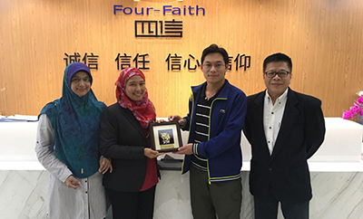 馬來西亞客戶蒞臨四信，選購產(chǎn)品不虛此行