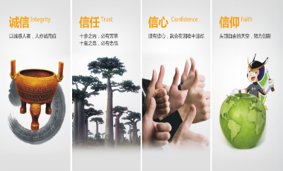 人無信則不立，業(yè)無信則不興